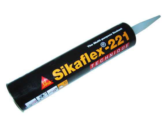 Sikaflex 221 zwart koker (310 ml)